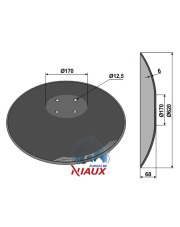 31-0634 Talerz zębaty z płaską nasadką - O620 31-0634.97
