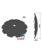 31-0678 Talerz zębaty O510x4 31-0678.97