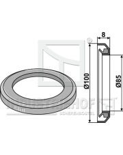 31-0685 Pierścień czołowy - O100xO85,5x8 31-0685.97