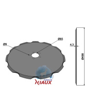31-0748 Talerz O490x4,3 31-0748.97