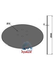 31-0763 Redlica talerzowa O507x4 INDUSTRIEHOF 31-0763.97