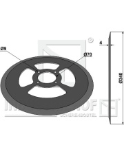 31-0912 Redlica talerzowa O340x4 31-0912.97