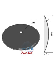 31-0916 Talerz płaski O610x6 31-0916.97