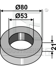 310-92 Tuleja dystansowa - 21mm 310-92.97