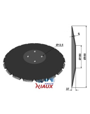 31-0924 Talerz wypukły - uzębiony 31-0924.97