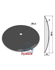 31-0930 Talerz gładki O610x8 31-0930.97