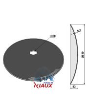 31-0934 Talerz gładki O610x6,5 31-0934.97