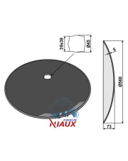 31-0938 Talerz płaski O560x5 31-0938.97