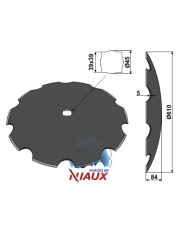 31-0941 Talerz zębaty O610x5 31-0941.97