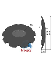 31-0956 Talerz wypukły - uzębiony 31-0956.97