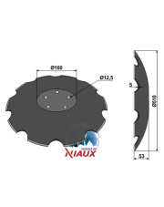 31-0981 Talerz wypukły - uzębiony 31-0981.97