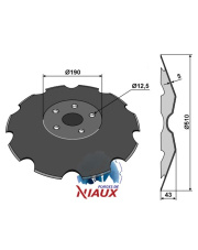 31-1005 Talerz zębaty O510x5 31-1005.97