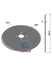 31-1122KS-S078 Talerz O570x6 31-1122KS-S078.97