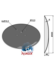 31-118FE-R160 Talerz gładki O450x4 wyorywacza wypukły 31-118FE-R160.97