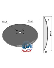 31-118FI-C340 Talerz brony do uprawy chmielu O460x4 31-118FI-C340.97