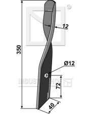 31-1240BO-R Nóż łopatkowy do Dyna-Drive, prawy 31-1240BO-R.97