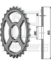 311-470 Koło wyrównujące zębate  - O470mm 311-470.97