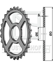 311-471 Koło wyrównujące zębate  - O470mm 311-471.97