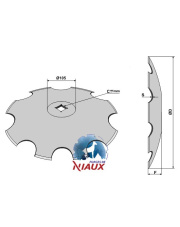 31-151128 Talerz zębaty O510x5 31-151128.97