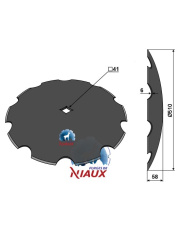 31-151140 Talerz zębaty O560x6 31-151140.97