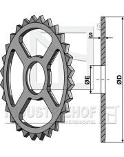311-531 Koło wyrównujące zębate  - O530mm 311-531.97