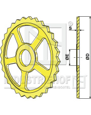 311-533 Koło wyrównujące zębate 311-533.97
