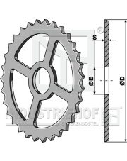 311-535 Koło wyrównujące zębate  - O530mm 311-535.97