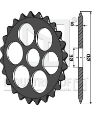311-537 Koło wyrównujące zębate -  O530mm 311-537.97