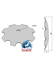 31-156029 Talerz zębaty O560x4 31-156029.97