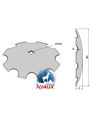 31-156128 Talerz zębaty O560x5 31-156128.97