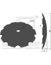 31-166130 Talerz zębaty O660x7 31-166130.97