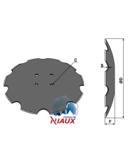 31-2118FF Talerz zębaty O460x4 31-2118FF.97