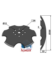 31-212CI-C336 Talerz zębaty O300x3 31-212CI-C336.97