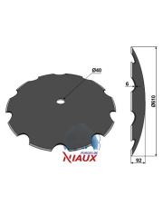 31-224KG-0501 Talerz zębaty O610x6 31-224KG-0501.97