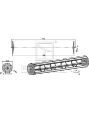 312-270-2000-B Wał doprawiający strunowy - 1944 312-270-2000-B.97