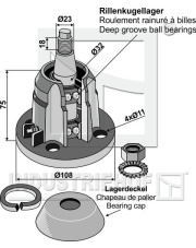 31-23020 Łożysko z gwintem M20 31-23020.97