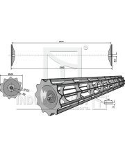 312-400-2950 Wał doprawiający strunowy - 2950 312-400-2950.97