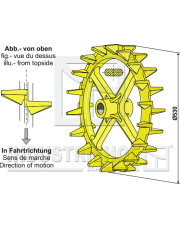 312-556 Koło wyrównujące kołeczkowe - O530mm 312-556.97