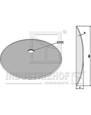 31-256038 Talerz gładki O560x6 31-256038.97