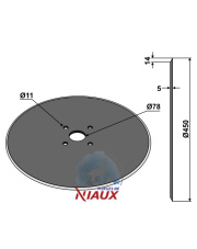 31-346077 Talerz O450x5 31-346077.97