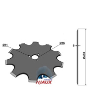 31-346081 Talerz O460x5 31-346081.97