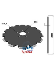 31-350015 Talerz zębaty  O500x5 31-350015.97