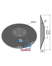 31-3660 Talerz gładki O510x6,5 31-3660.97