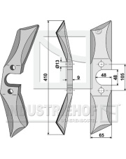 31-431RL Nóż łopatkowy - lewy 31-431RL.97