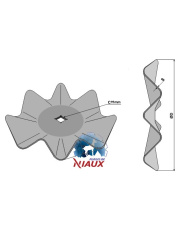 31-446030 Talerz z pofalowanym ostrzem O450x4 31-446030.97