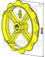 314-508 Koło Cambridge'a - O550mm 314-508.97