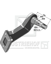 31-5000 Kołnierz łożyska z osią - prawa strona 31-5000.97