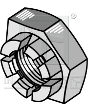 31-5005 Nakrętka koronowa - M27x1,5 31-5005.97