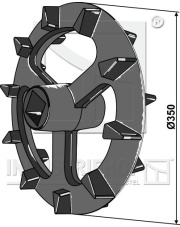 316-516 Koło wyrównujące Croskill- O350mm 316-516.97
