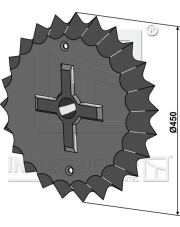 316-523 Koło wału zębatego - O450mm 316-523.97